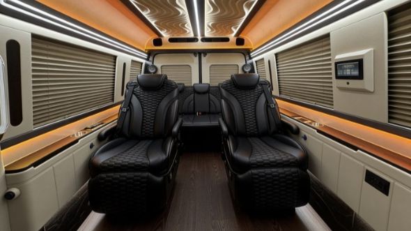 8 passenger sprinter van inside escondido