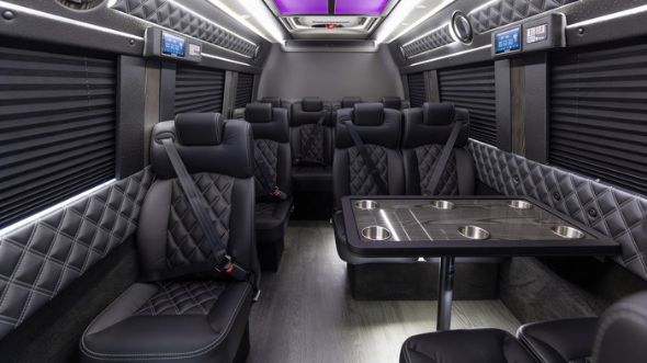 escondido 15 passenger sprinter van interior