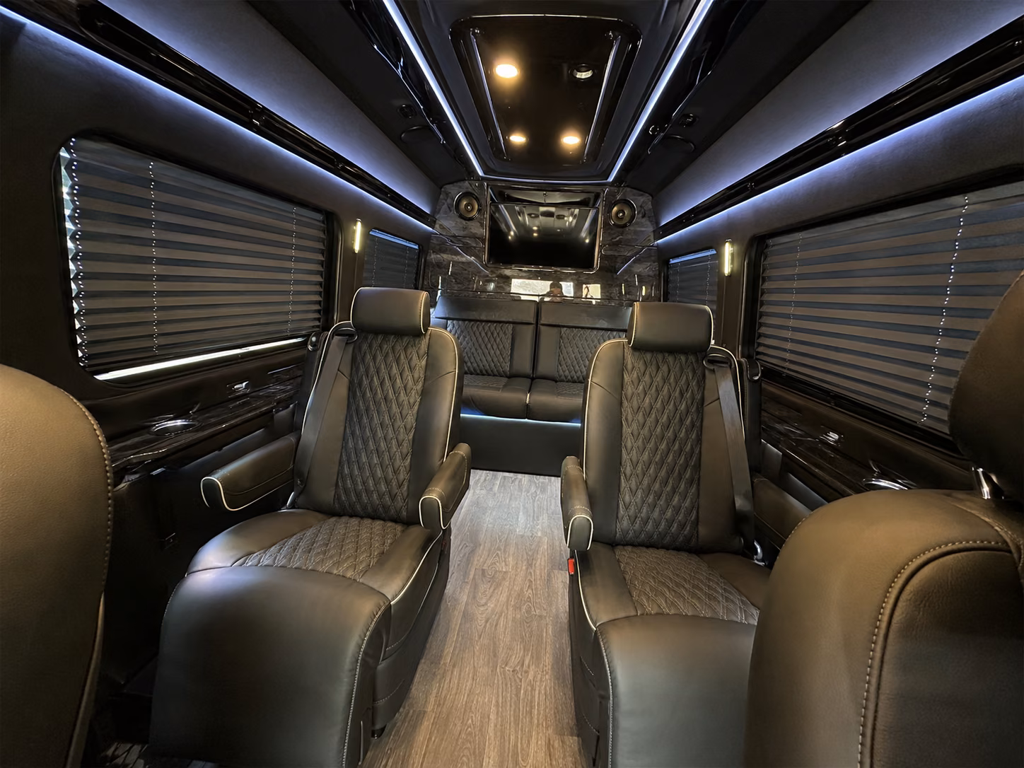 escondido 10 passenger sprinter van inside