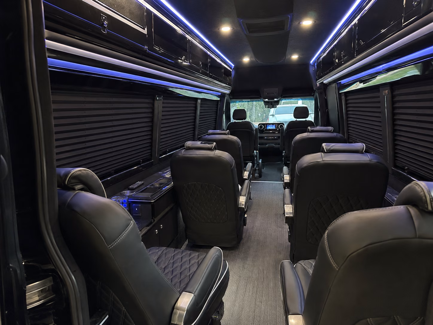 escondido 12 passenger sprinter van interior