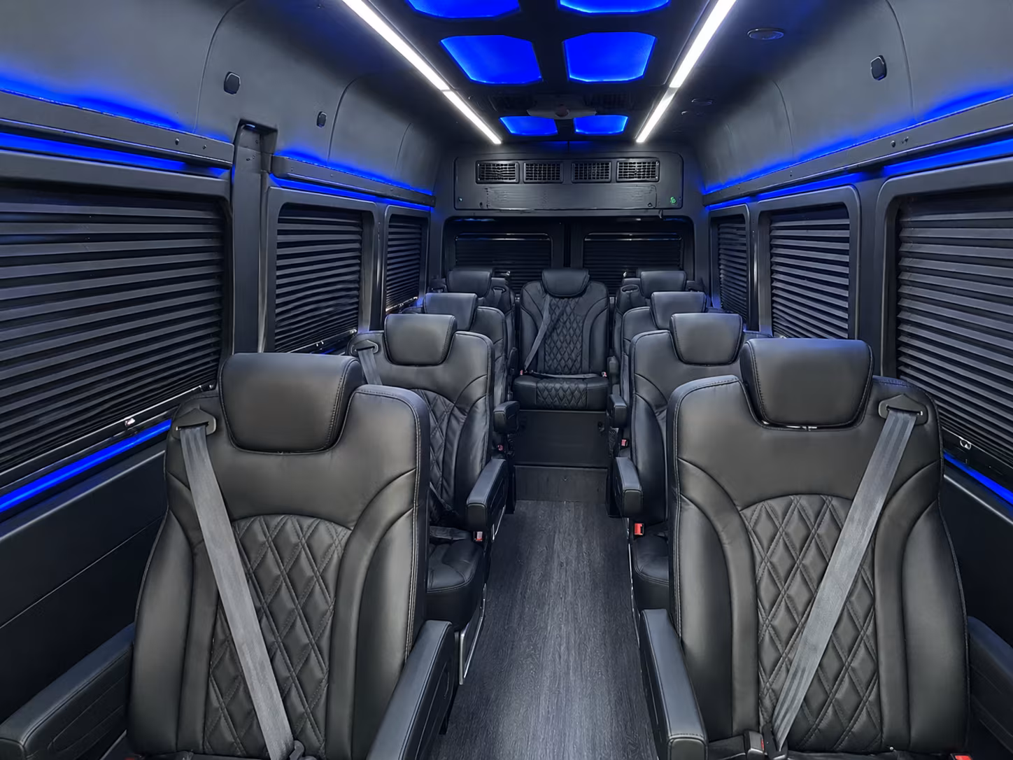 escondido 18 passenger sprinter van inside
