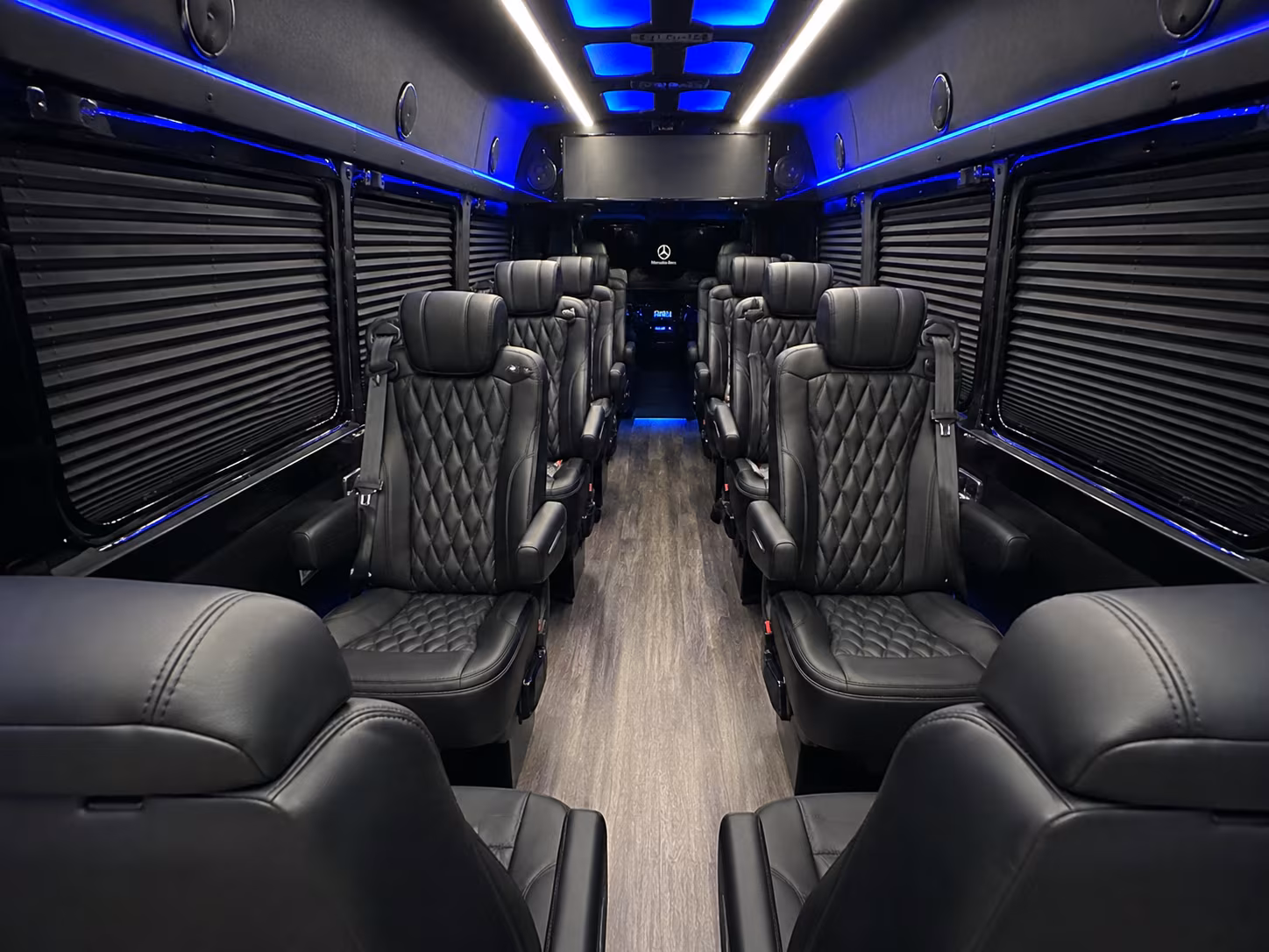 escondido 20 passenger sprinter van inside